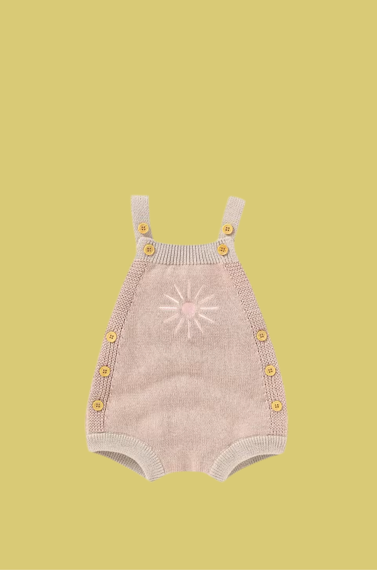 Pink sunshine bubble romper